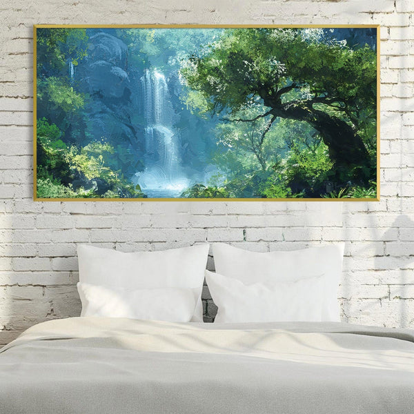 Eden's Sanctuary Canvas Art Clock Canvas