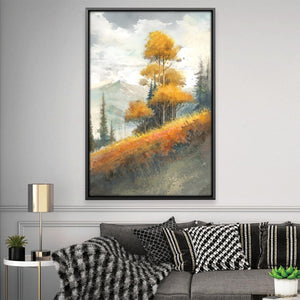 Edge of Fall Canvas Art 12 x 18in / Canvas Clock Canvas