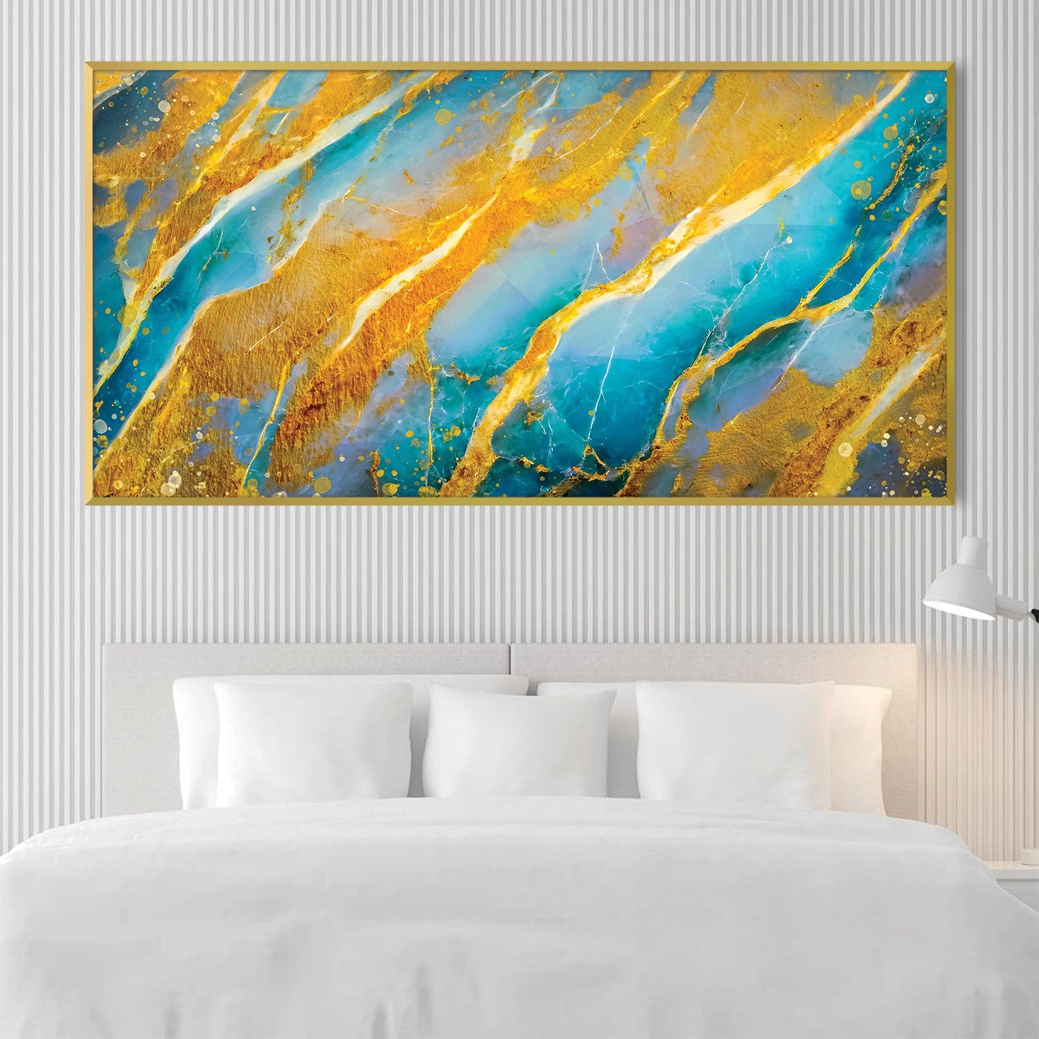 Eldorado Stream Canvas Art Clock Canvas