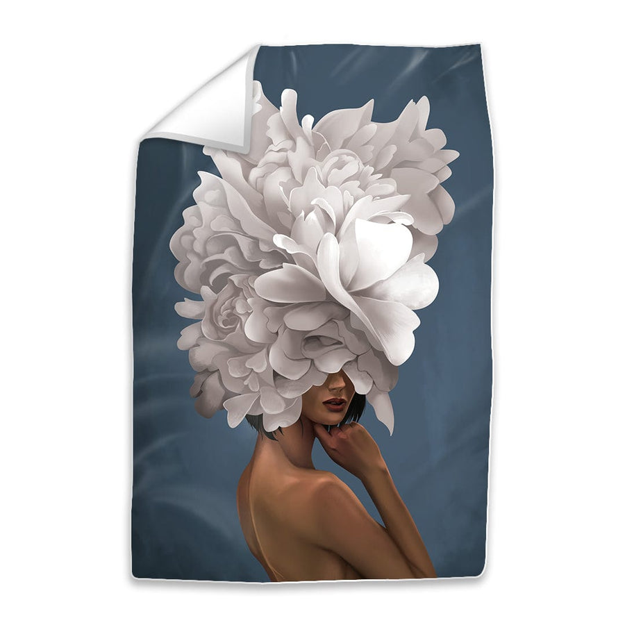 Elegant Woman A Easy Build Frame Art Fabric Print Only / 24 x 36in Clock Canvas