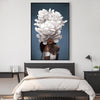 Elegant Woman C Easy Build Frame Art Easy Build Frame & Fabric Print / 24 x 36in Clock Canvas