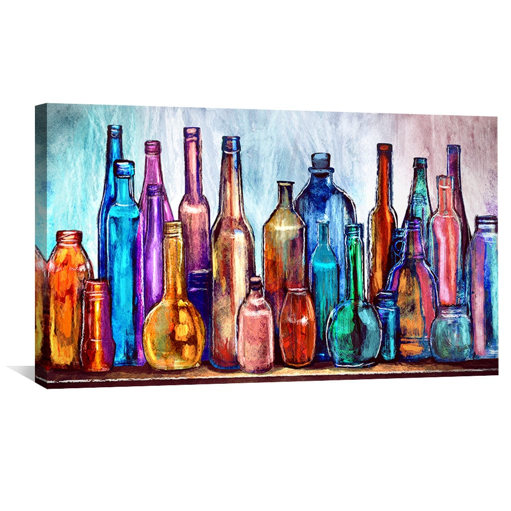 Elixir of Hues Canvas Art Clock Canvas