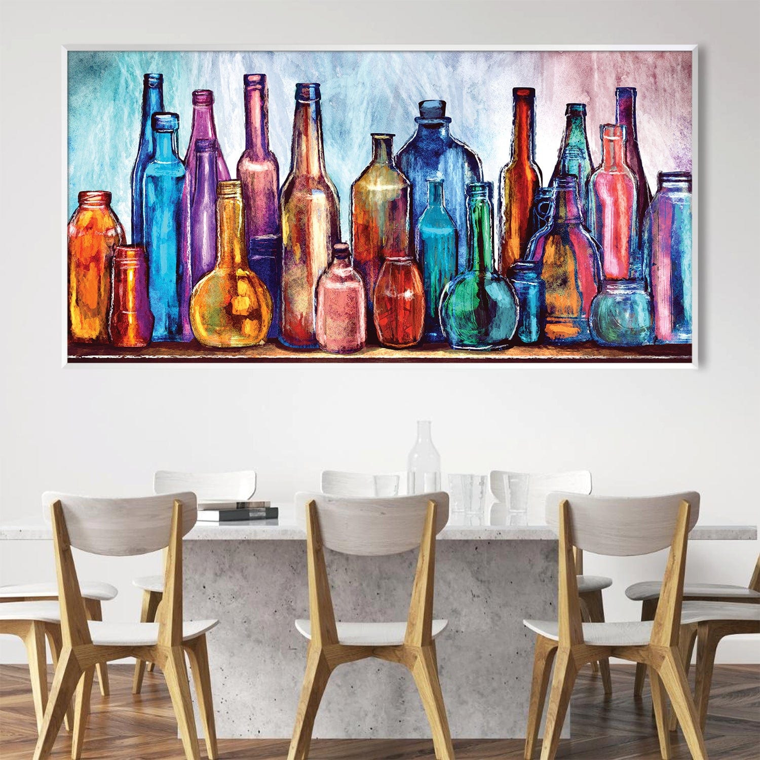 Elixir of Hues Canvas Art Clock Canvas