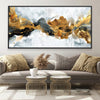 Elysian Currents Canvas Art Clock Canvas