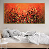Ember Serenade Canvas Art Clock Canvas
