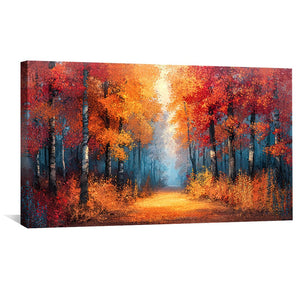 Embers of the Wild Canvas Art Clock Canvas