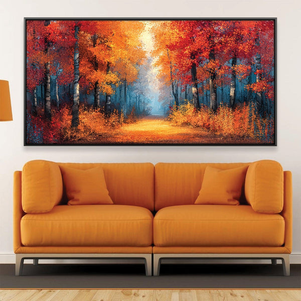 Embers of the Wild Canvas Art Clock Canvas