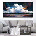 Embraceful Horizon Canvas Art Clock Canvas