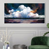 Embraceful Horizon Canvas Art Clock Canvas
