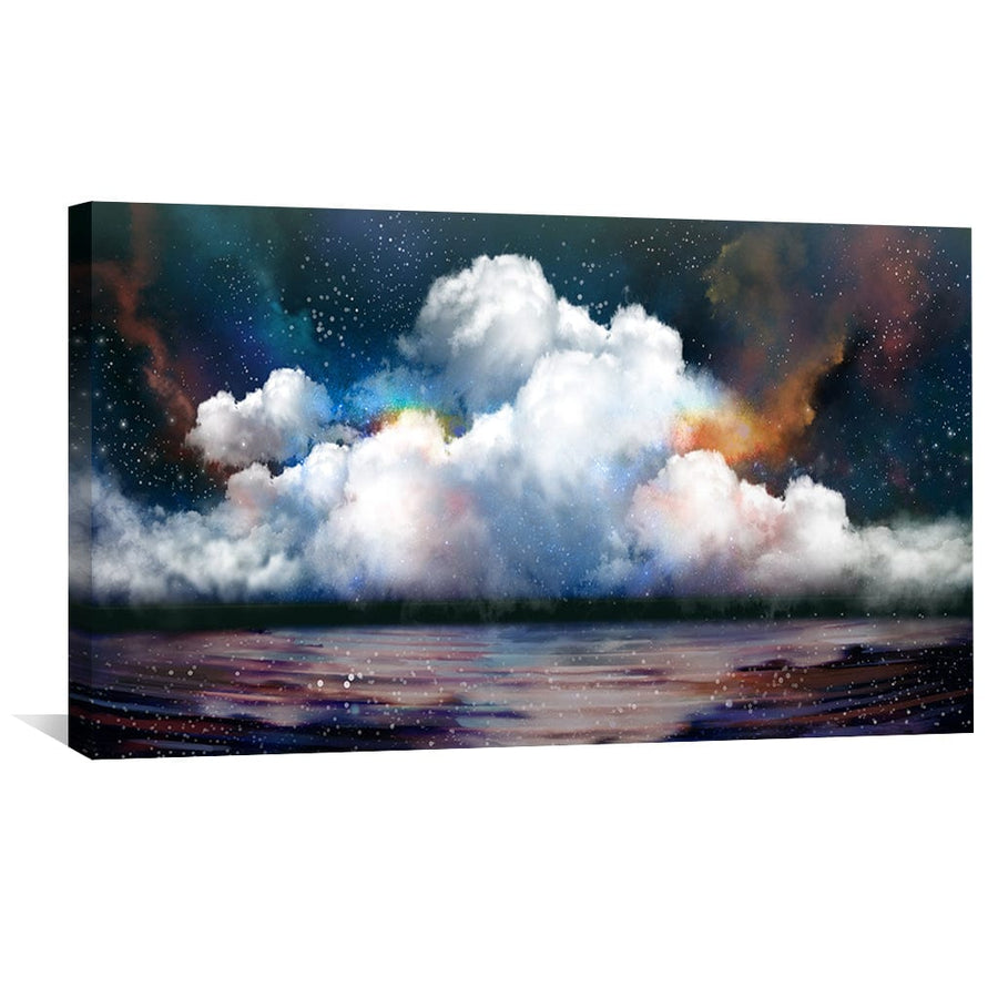 Embraceful Horizon Canvas Art Clock Canvas
