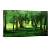 Emerald Grove Canvas Art Clock Canvas