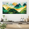 Emerald Landscape Canvas Art Clock Canvas