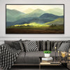 Emerald Ridges Canvas Art 20 x 10in / Canvas Clock Canvas