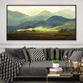 Emerald Ridges Canvas Art 20 x 10in / Canvas Clock Canvas