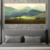 Emerald Ridges Canvas Art Clock Canvas