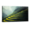 Emerald Staircase Canvas Art Clock Canvas