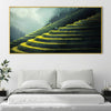 Emerald Staircase Canvas Art Clock Canvas