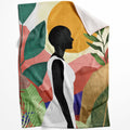 Empowered Vibe Blanket Blanket 75 x 100cm Clock Canvas