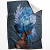Empowered Woman A Blanket Blanket 75 x 100cm Clock Canvas