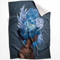Empowered Woman A Blanket Blanket 75 x 100cm Clock Canvas