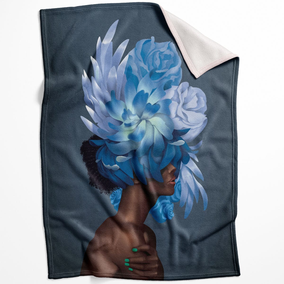 Empowered Woman A Blanket Blanket 75 x 100cm Clock Canvas