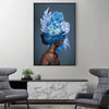 Empowered Woman A Easy Build Frame Art Easy Build Frame & Fabric Print / 24 x 36in Clock Canvas