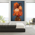 Empowered Woman B Easy Build Frame Art Easy Build Frame & Fabric Print / 24 x 36in Clock Canvas