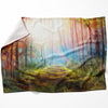 Enchanted Pathway Blanket Blanket 75 x 100cm Clock Canvas