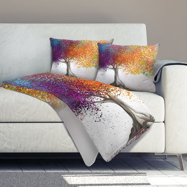 Enchanted Willow Dream Home Bundle Bundle 2 Cushions & 1 Blanket Clock Canvas