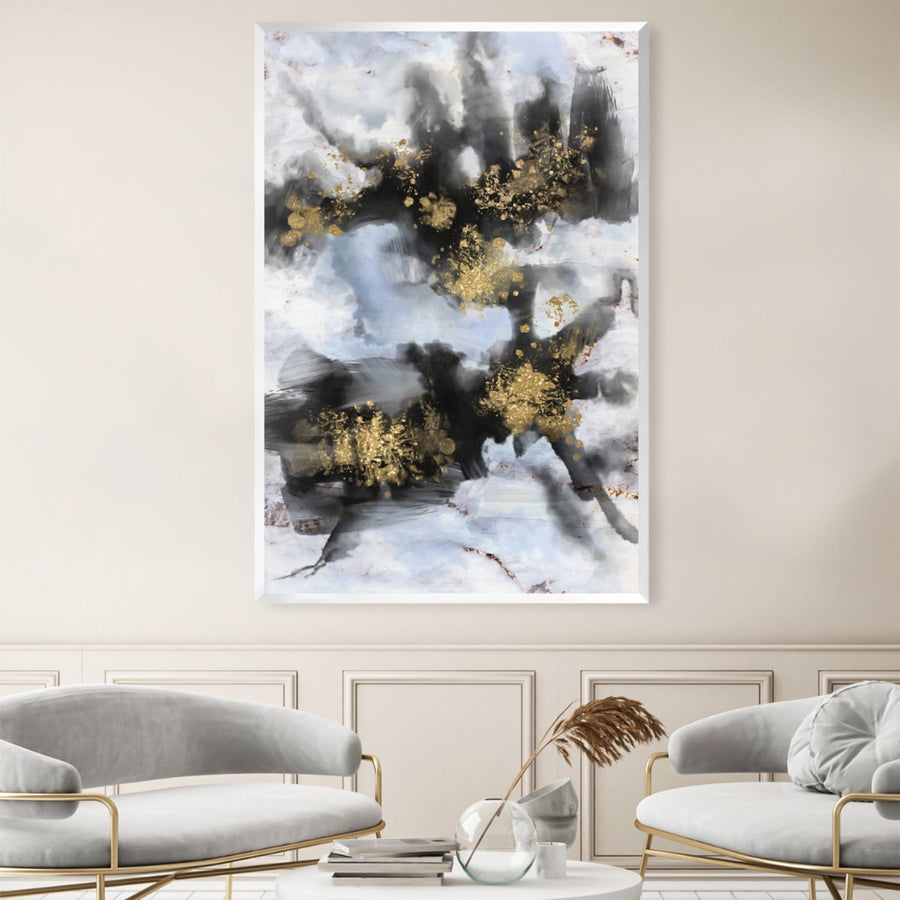 Ethereal Noir Canvas Art Clock Canvas