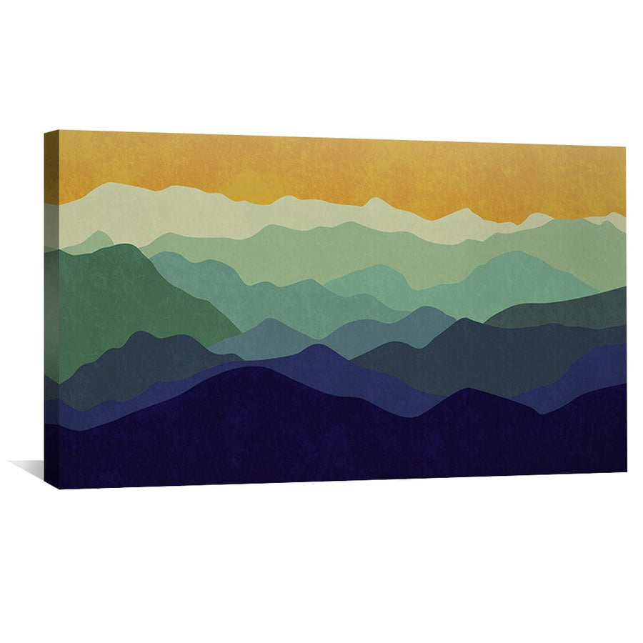 Euphoria Horizon Canvas Art Clock Canvas