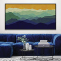 Euphoria Horizon Canvas Art Clock Canvas
