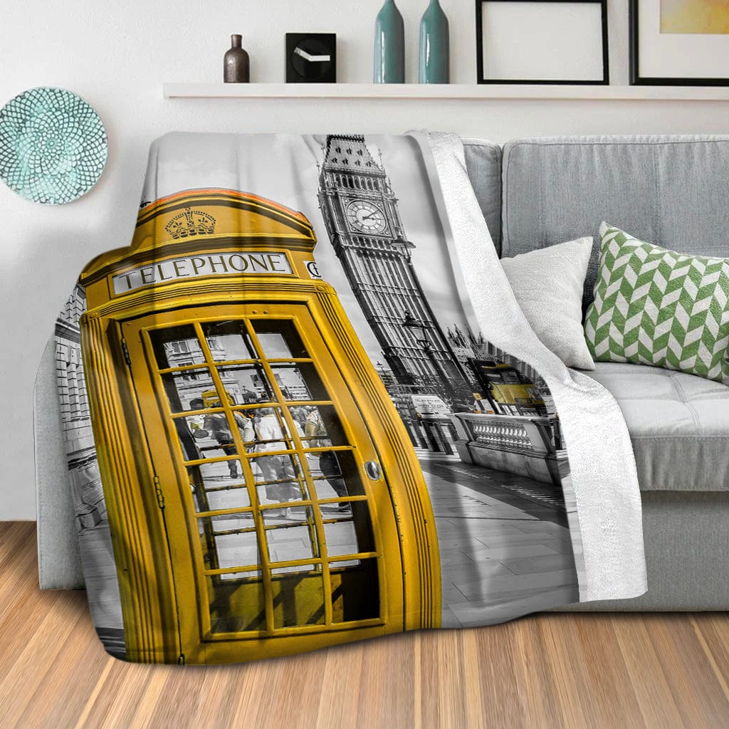 Europe Splash A Blanket Blanket Clock Canvas