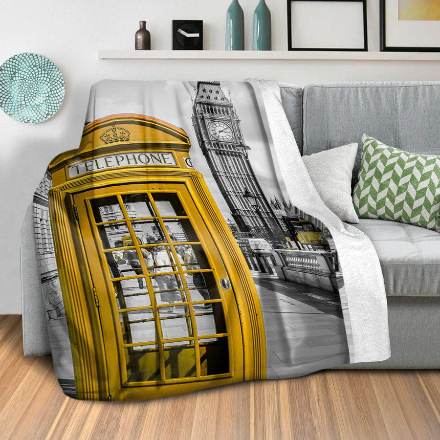 Europe Splash A Blanket Blanket Clock Canvas