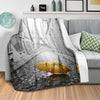 Europe Splash B Blanket Blanket Clock Canvas