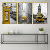 Europe Splash Canvas Art Clock Canvas