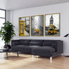 Europe Splash Canvas Art Clock Canvas