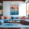 Evening’s Quiet Mirror Canvas Art Clock Canvas