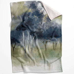 Evergreen Blanket Blanket 75 x 100cm Clock Canvas
