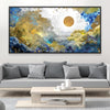 Eye of the Sun Canvas Art 50 x 25cm / Framed Prints Clock Canvas