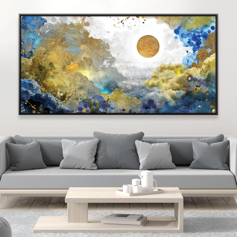 Eye of the Sun Canvas Art 50 x 25cm / Framed Prints Clock Canvas