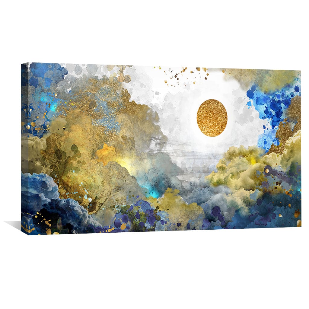 Eye of the Sun Canvas Art Clock Canvas