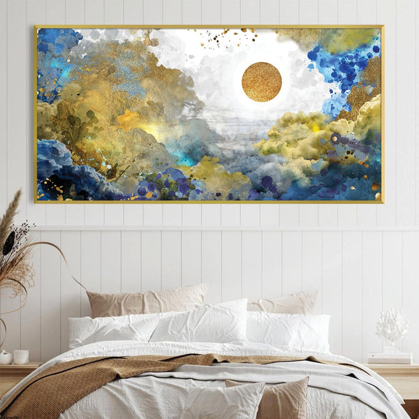 Eye of the Sun Canvas Art Clock Canvas