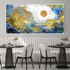 Eye of the Sun Canvas Art Clock Canvas