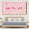 F This Shit Canvas Art Clock Canvas