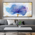 Faded Bloom Canvas Art Clock Canvas