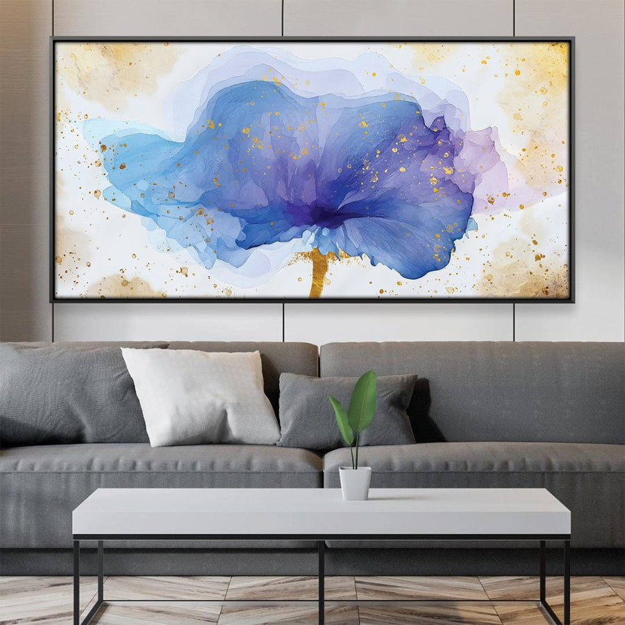 Faded Bloom Canvas Art Clock Canvas