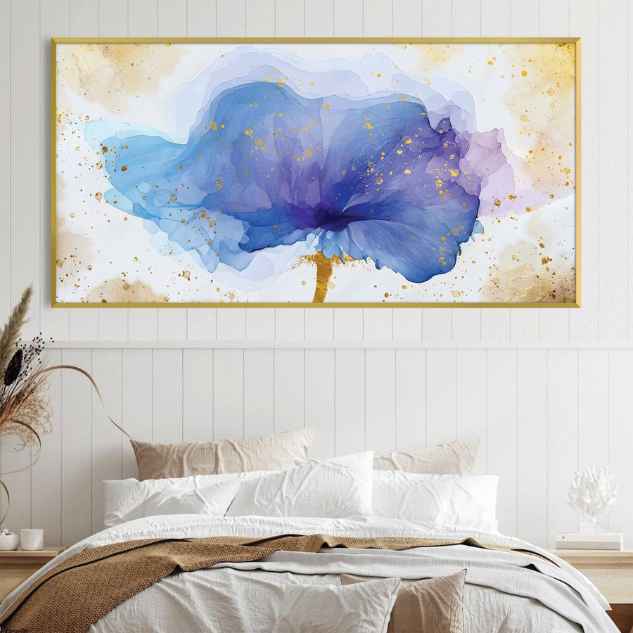 Faded Bloom Canvas Art Clock Canvas