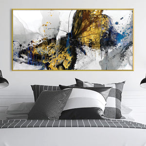 Faded Butterfly Canvas Art Clock Canvas