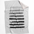 Faded Strokes Blanket Blanket 75 x 100cm Clock Canvas